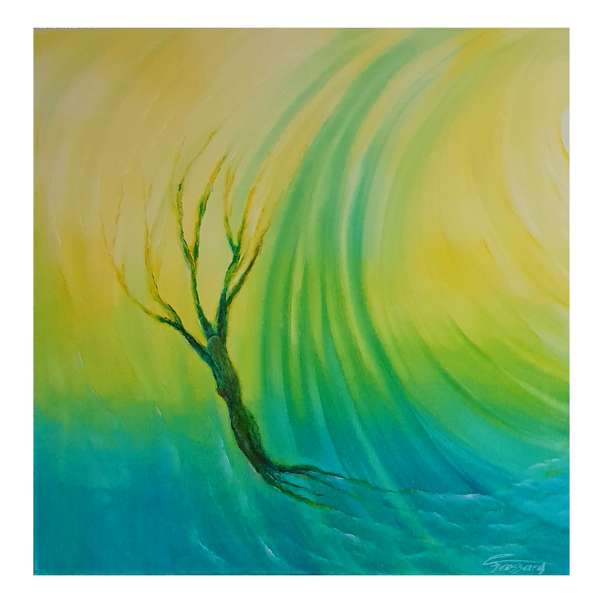 « L'éveil » – la peintre Corine Froassard